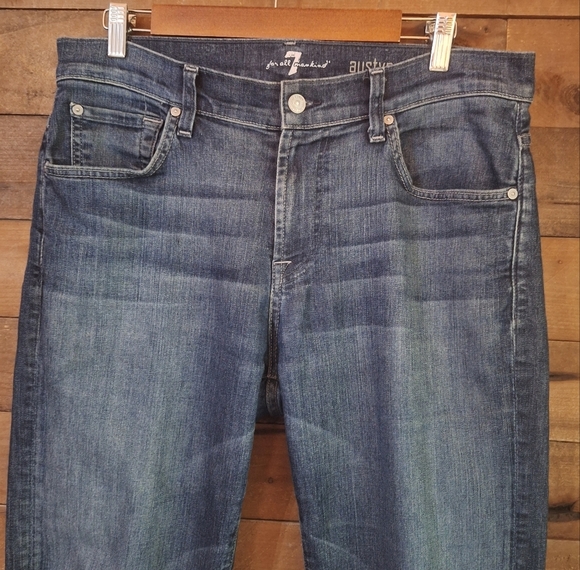 7 For All Mankind Austyn Relaxed Straight Leg Jeans Men Size 33 - Picture 2 of 9